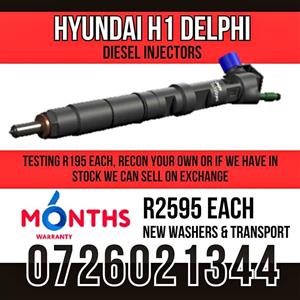 Hyundai H1 diesel injectors for sale