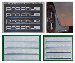 Set Off 4 Prodrive mudflap decals stickers
