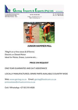 Junior Hammer Mill
