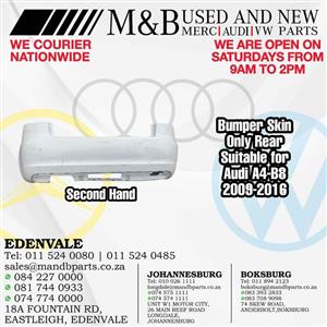 Bumper Skin Only Rear (Second Hand) Suitable for Audi A4-B  Part Number: 8K0 807 437