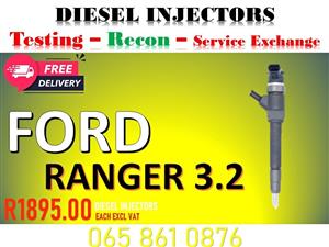 FORD RANGER 3.2 T6 DIESEL INJECTORS FOR SALE WITH TEST REPORTS