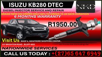 ISUZU KB280 DTEC DIESEL INJECTORS