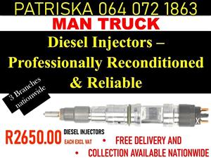 DIESEL INJECTORS FOR SALE - MAN TRUCK OR TO RECON