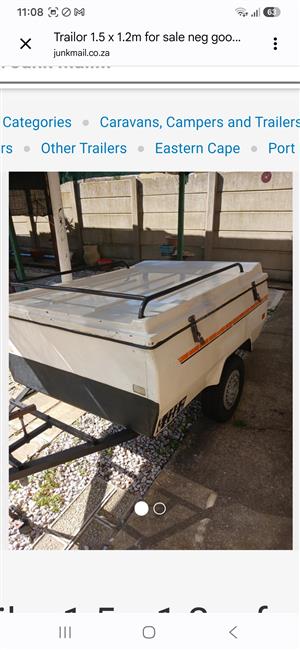 Trailor compacta 1.5m x 1.2m for sale R10000 