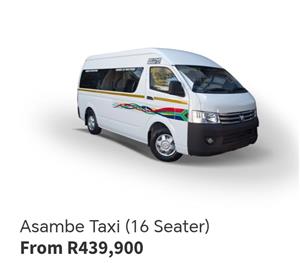 2026 Foton Asambe Taxi (16 Seater)