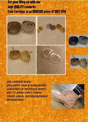 Coin earings