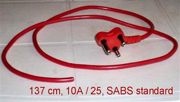 Electric cords with 3 point plugs