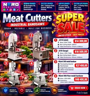 high-quality Meat Cutters & Industrial Bandsaws