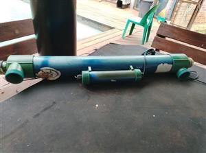 1.3 meter bio filter and a uv filter for koi pool