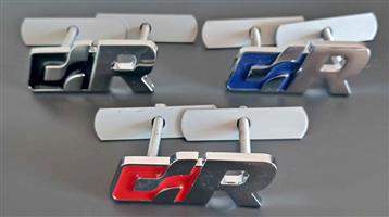 VW R Line badges emblems