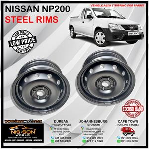NISSAN NP200 STEEL RIMS