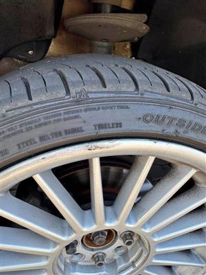 Size 17 rim and Tyers