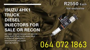 ISUZU TRUCK 4HK1 DIESEL INJECTORS ON RECON PRICES