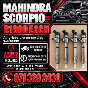 MAHINDRA SCORPIO INJECTORS FOR SALE WITH WARRANTY 