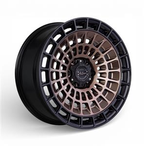 20″ A-Line Vulture 6/139 Bronze Black Lip Flow Form Alloy Wheels