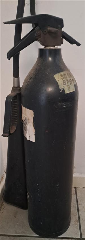 CO2 Gas Cylinder. Used as fire extinguisher