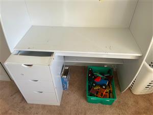Toddler play bed and storage 