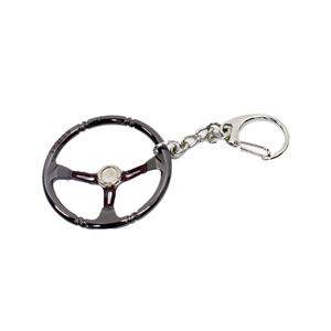 Sport Steering Wheel Design Keyring (Red)