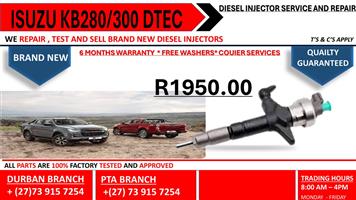Isuzu KB280/300 DTEC Diesel Injectors 