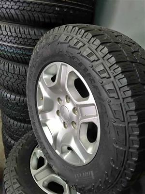 Ford Ranger 17inch Mag Rims (WITH USED TYRES)