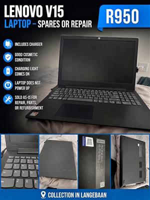 Lenovo V15 Laptop – Spares or Repair