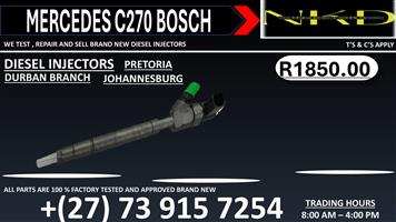 BOSCH C270 MERCEDES INJECTORS TO RECON NOW 