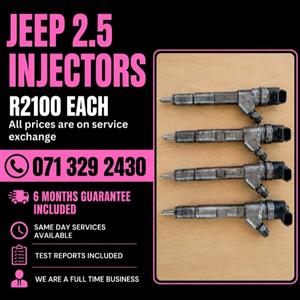 JEEP 2.5 INJECTORS FOR SALE 
