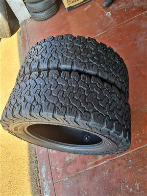 2x265/60/18 BF Goodrichko2 tyres