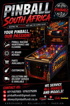 Pinball South Africa - Sales - Repairs - Buy