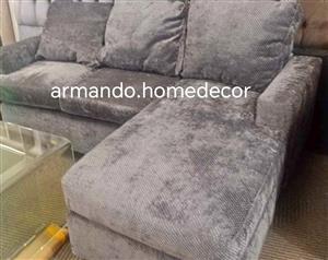 Grey Fabric L shape sofa