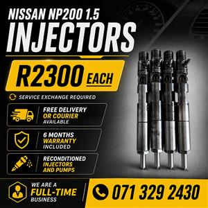 NISSAN INJECTORS FOR SALE WITH WARRANTY 