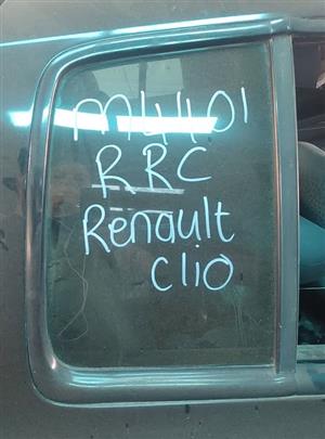 Renault Clio ll right rear corner window 