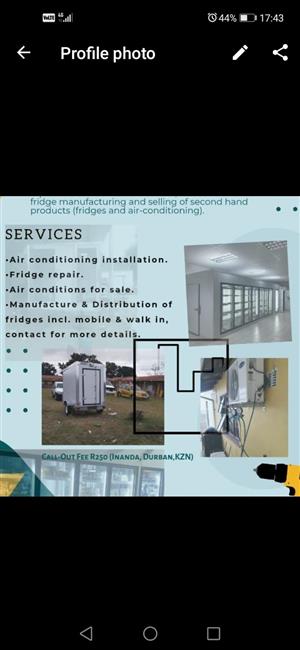 SIHLE NGIDI:  repairing and fixing FRIDGES , WASHING MACHINES, COLDROOMS & FANS