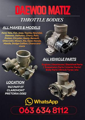 Daewoo matiz throttle bodies for sale 