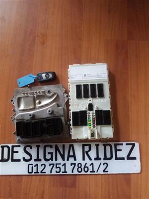 BMW COMPUTER BOX & LOCK SET N55 235I 