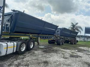 2011 - AFRIT 45 Cube Superlink Side Tipper Trailer now on sale  - Excellent condition