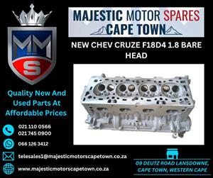 NEW CHEV CRUZE F18D4 1.8 BARE HEAD
