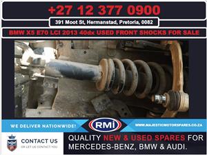 Bmw E70 X5 LCI 40dx 2013 used front shocks for sale