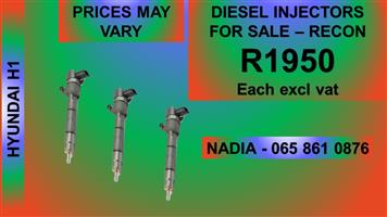 HYUNDAI H1 BOSCH DIESEL INJECTORS FOR SALE OR TO RECON