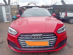 Audi A5 tfsi Model:2017 Engine:2.0 Red Automatic Sunroof Service book Reverse sensor