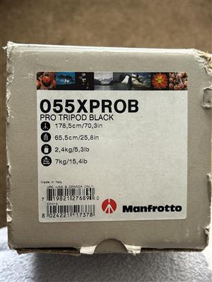 Manfrotto 055 X PROB Pro Tripod Black