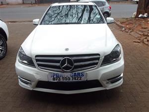 2013 Mercedes - Benz C180 AMG  99 000km White  Automatic  Service Book , Sunroof , Spre Ke