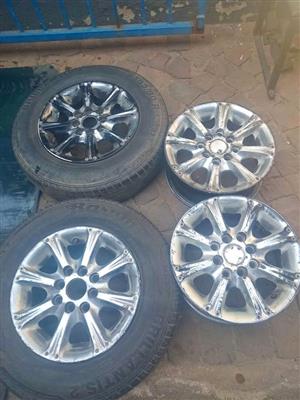 4 Rims n 2 tyer size 165/80/13 for sale @ circle 7 used parts