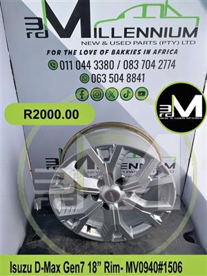 Rim 18"- Isuzu D-max Gen7
