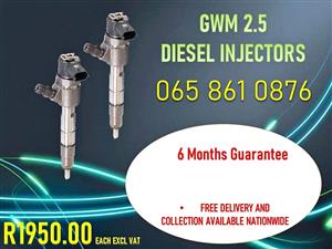 GM 2.5 DIESEL INJECTORS FOR SALE ON EXCHANGE OR RECONDITIONING