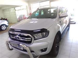 2022 FORD RANGER BI TURBO 2.0 DOUBLE CAB  SILVER 4X4 10 SPEED AUTOMATIC LEATHER INTERIOR REVERSE CAM