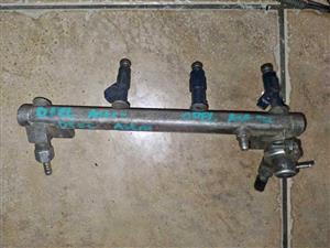 Opel Astra injectors with rail