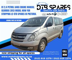 H1 2.4 petrol G4KG engine manual gearbox 2013 model now for stripping