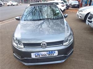 2015 VW Polo 1.2 TSI Grey, Manual, Petrol Code2, sunroof 59000km 