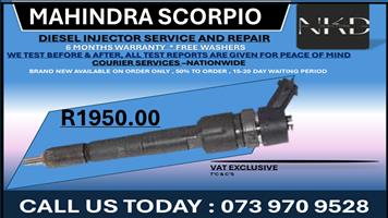 Mahindra Scorpio Diesel Injectors 